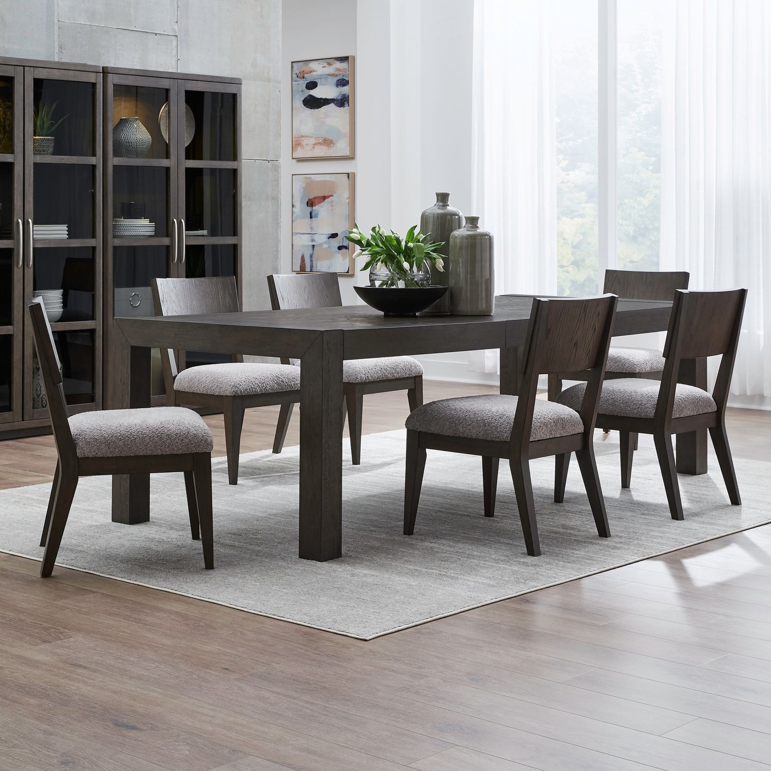 Cascade Falls Opt 7 Piece Rectangular Table Set