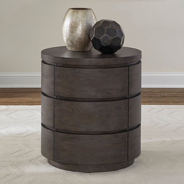 Cascade Falls Round End Table