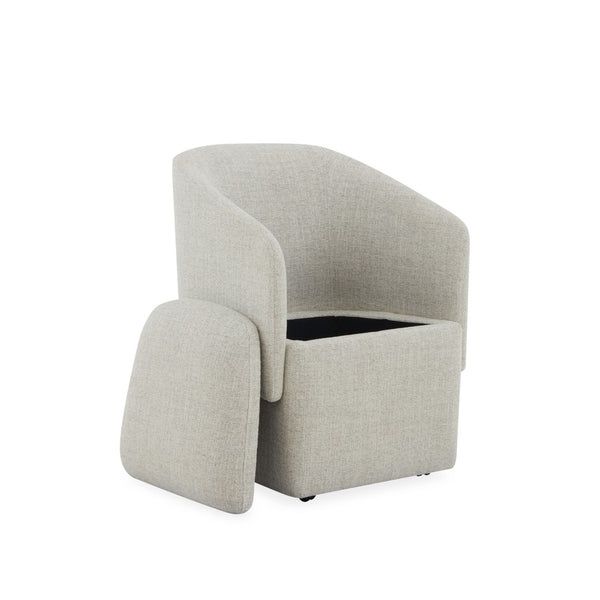 Accent Dining Accent Storage Dining Chair w/ Casters - 738-ADC90-CL