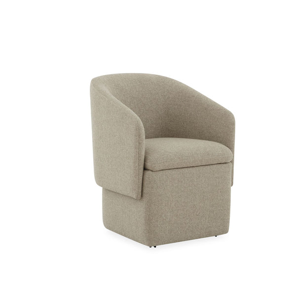 Accent Dining Accent Storage Dining Chair w/ Casters - 738-ADC90-SN