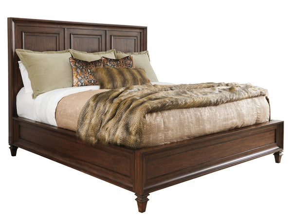 Walnut Creek Wood Panel Bed 6/6 King