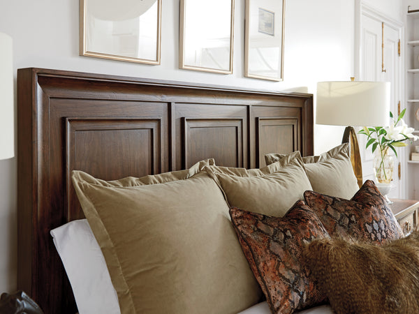 Walnut Creek Wood Panel Bed 6/6 King