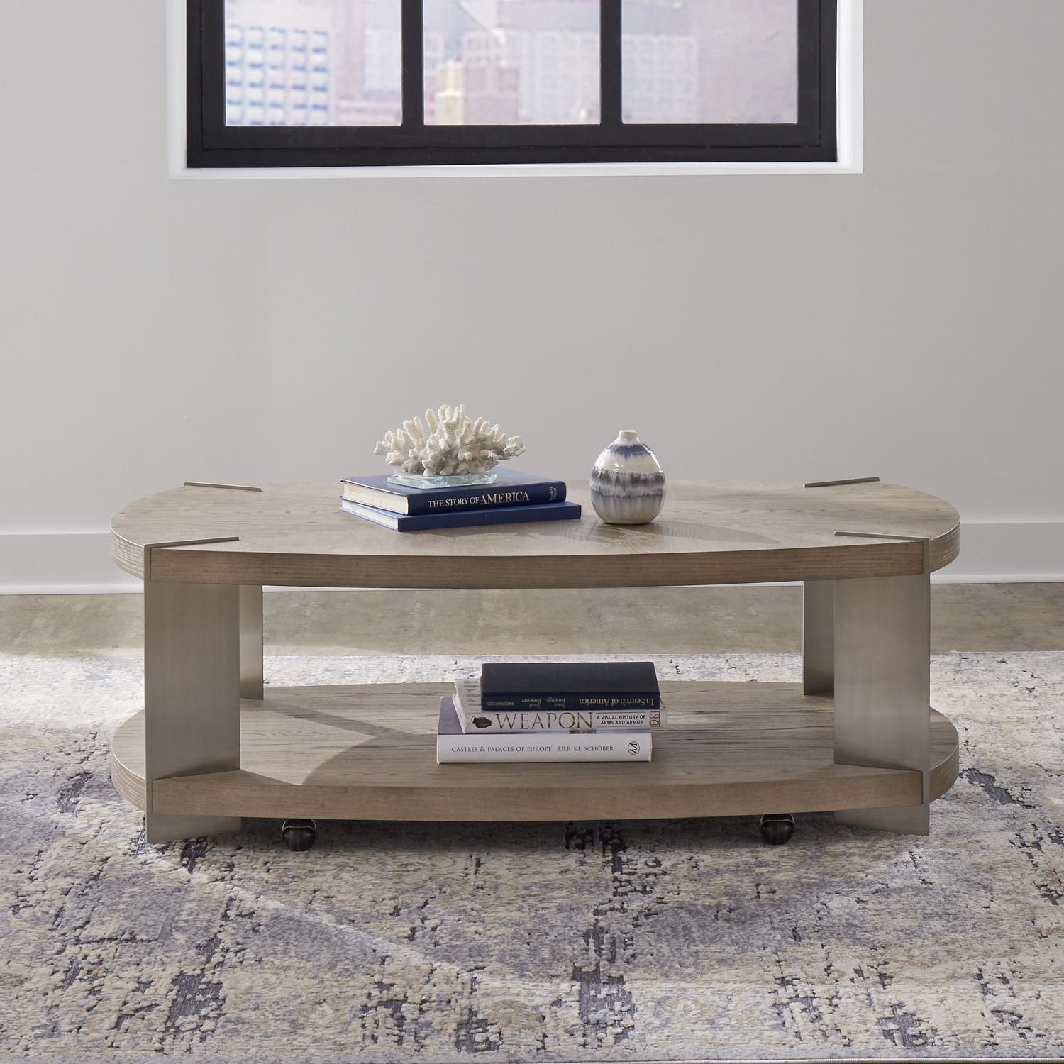 Harlow Oval Cocktail Table