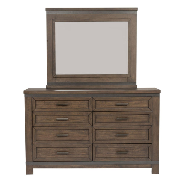 Thornwood Hills King Bookcase Bed, Dresser & Mirror, Chest, Night Stand - 759-BR-KBBDMCN