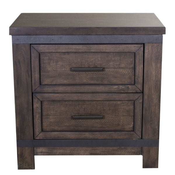 Thornwood Hills King Bookcase Bed, Dresser & Mirror, Chest, Night Stand - 759-BR-KBBDMCN