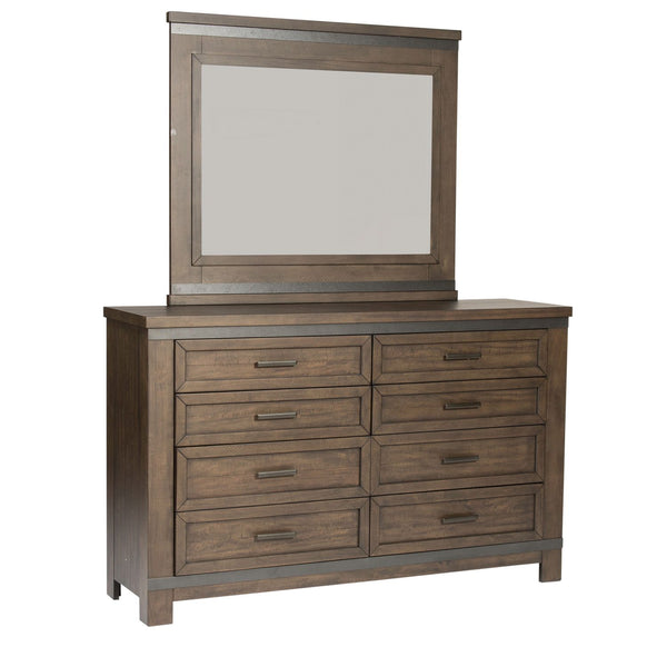 Thornwood Hills King Panel Bed, Dresser & Mirror - 759-BR-KPBDM