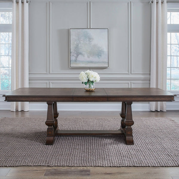 Providence Park Trestle Table Set - 765-DR-TRS