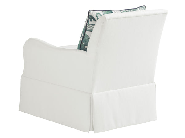 Palm Frond Swivel Chair