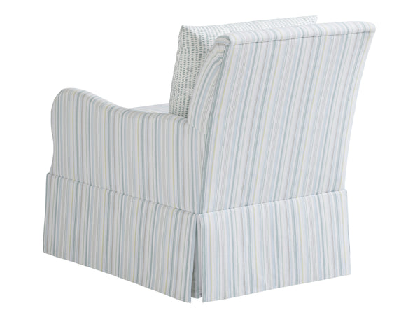 Palm Frond Swivel Chair