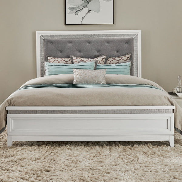 Reflections King Uph Panel HB w/ Lights - 781-BR15HU