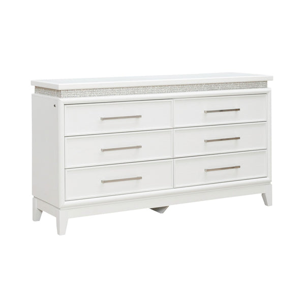 Reflections 6 Drawer Dresser w/ Lights - 781-BR31