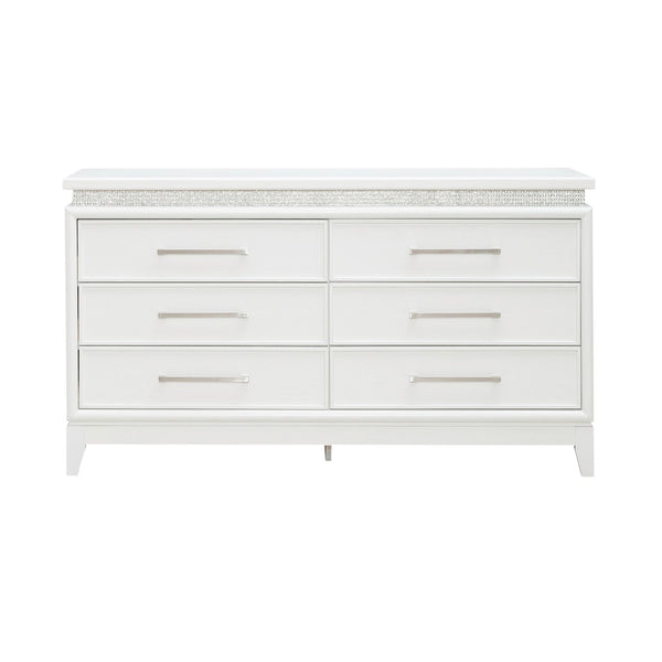Reflections 6 Drawer Dresser w/ Lights - 781-BR31