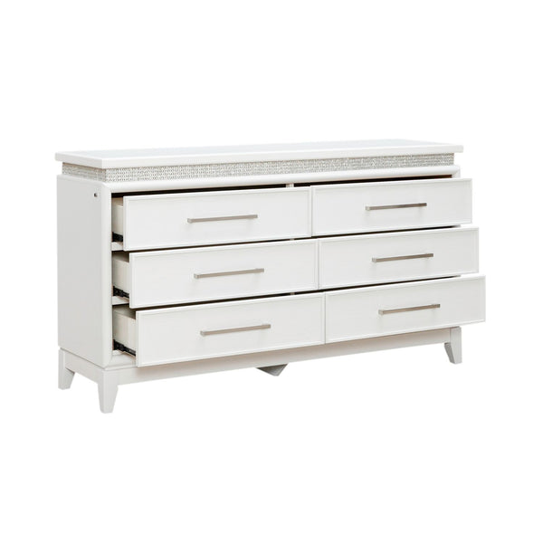 Reflections 6 Drawer Dresser w/ Lights - 781-BR31