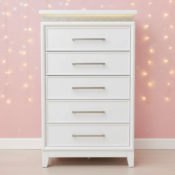 Reflections 5 Drawer Chest w/ Lights - 781-BR40