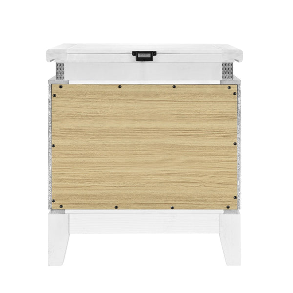Reflections Nightstand w/ Charging Station - 781-BR60