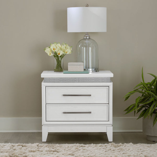 Reflections Nightstand w/ Lights and Charging Station - 781-BR61