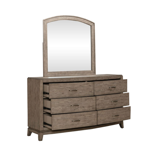 Avalon Dresser & Mirror - 805-BR-DM