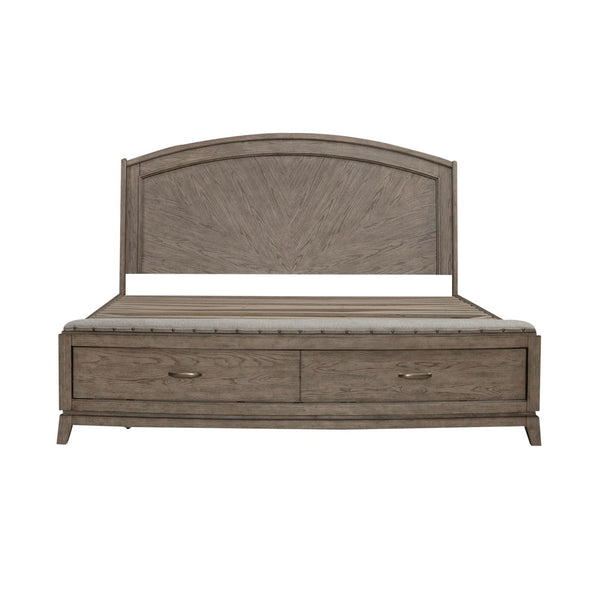 Avalon King Panel Storage Bed - 805-BR-KPBS