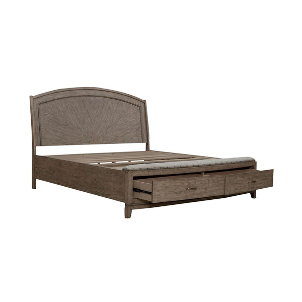 Avalon King Panel Storage Bed - 805-BR-KPBS