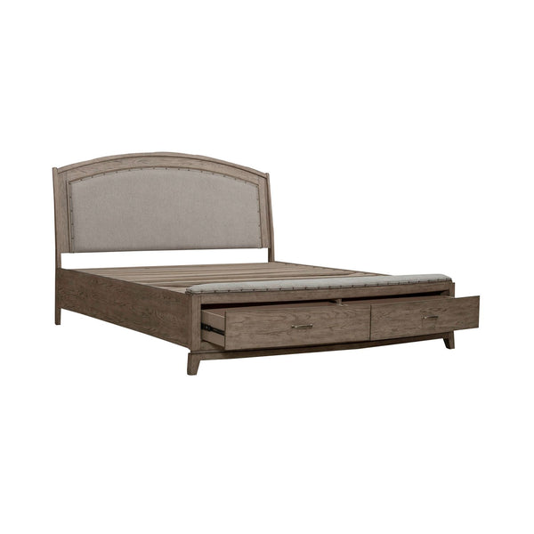 Avalon King Uph Storage Bed - 805-BR-KUS