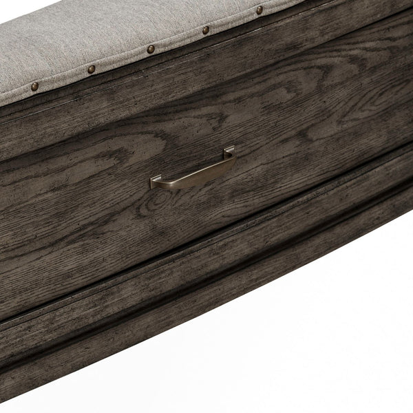 Avalon King Panel Storage Bed - 805B-BR-KPBS
