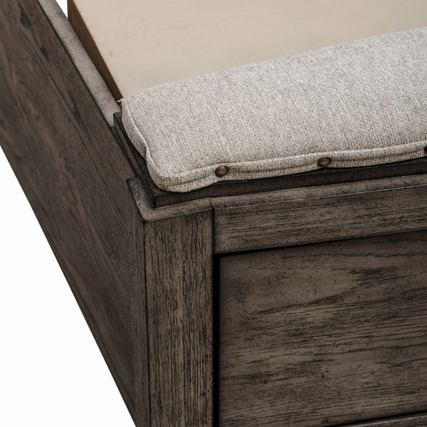 Avalon King Uph Storage Bed - 805B-BR-KUS