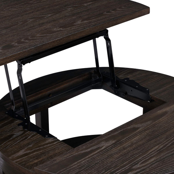 Weston Round Lift Top Cocktail Table - 811-OT1010