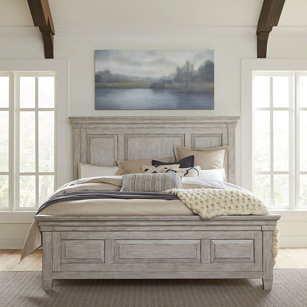 Heartland King California Panel Bed, Dresser & Mirror, Chest - 824-BR-CPBDMC