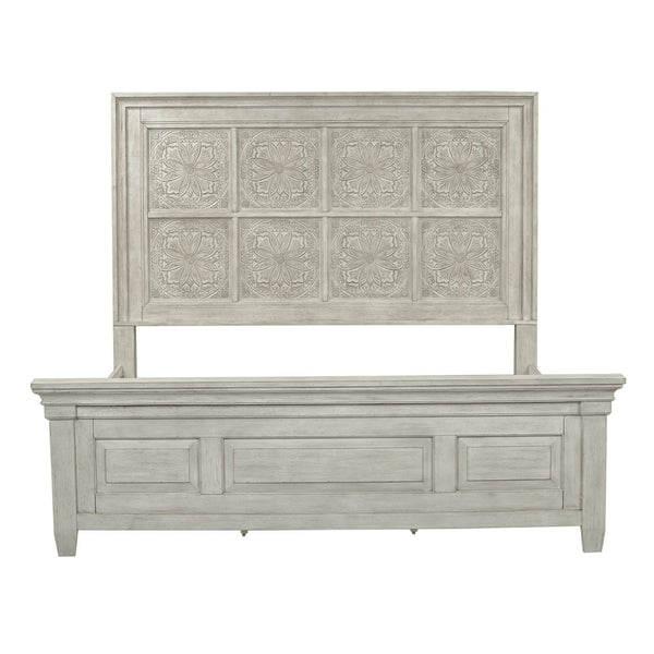Heartland King Opt Panel Bed, Dresser & Mirror, Chest - 824-BR-OKPBDMC