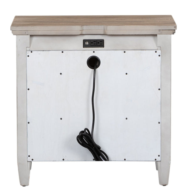 Heartland 1 Drawer Night Stand w/ Charging Station - 824-BR61