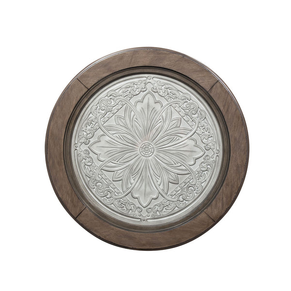 Heartland Round Ceiling Tile Cocktail Table