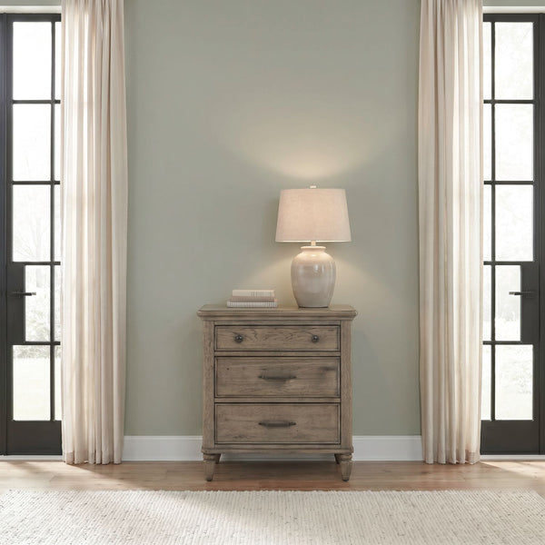 Hickory Grove Nightstand w/ Charging Station - 866-BR61