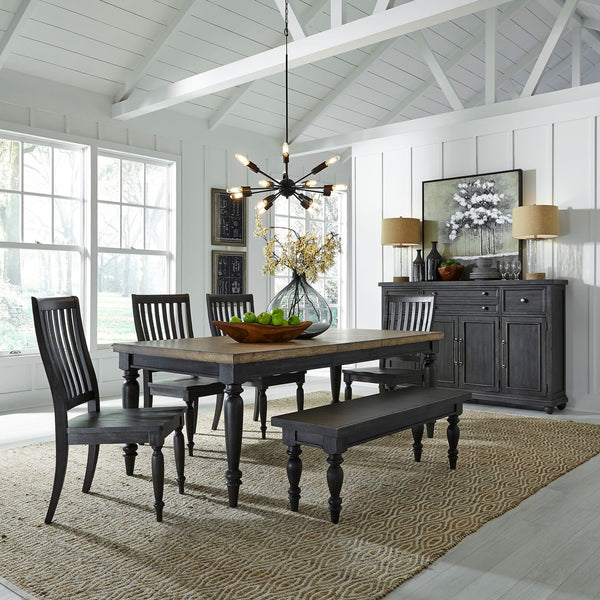Harvest Home 6 Piece Rectangular Table Set - 879-DR-6RTS