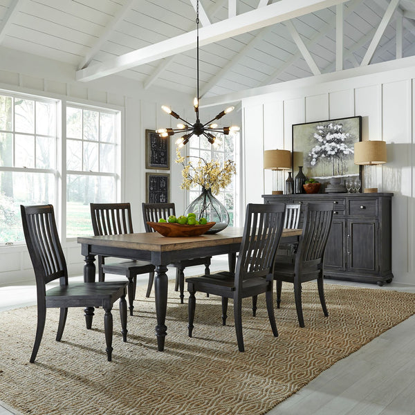 Harvest Home 7 Piece Rectangular Table Set - 879-DR-7RLS