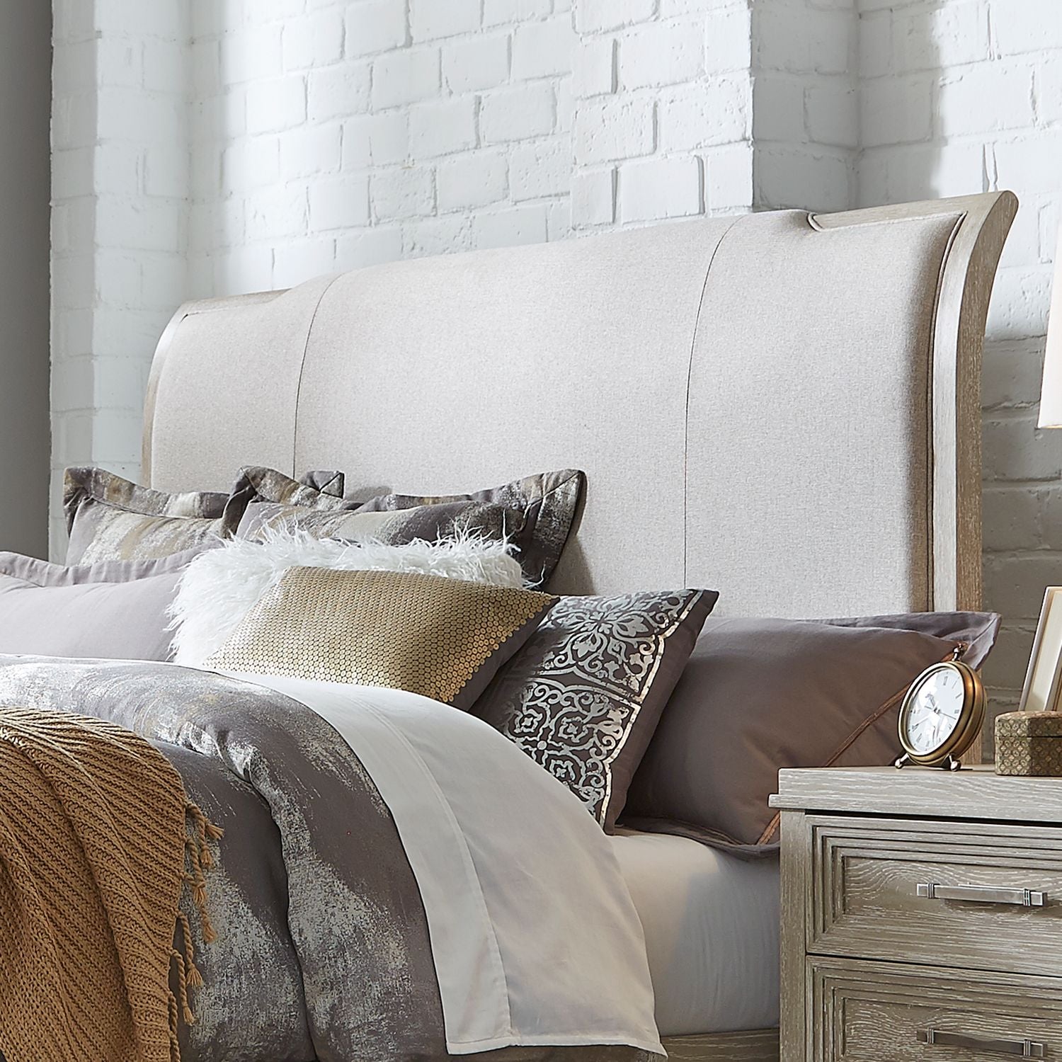 Belmar King Uph Sleigh Headboard