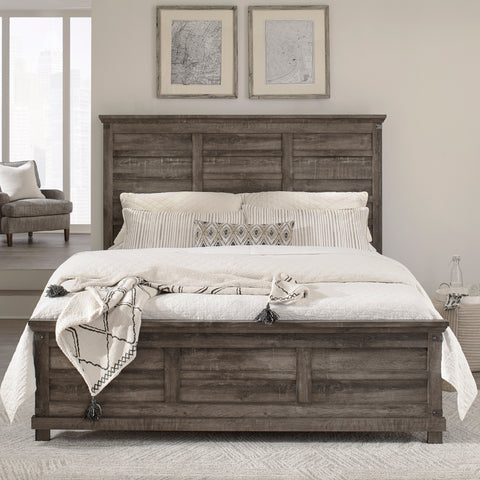 Lakeside Haven 903-BR-OKPB Opt King Panel Bed