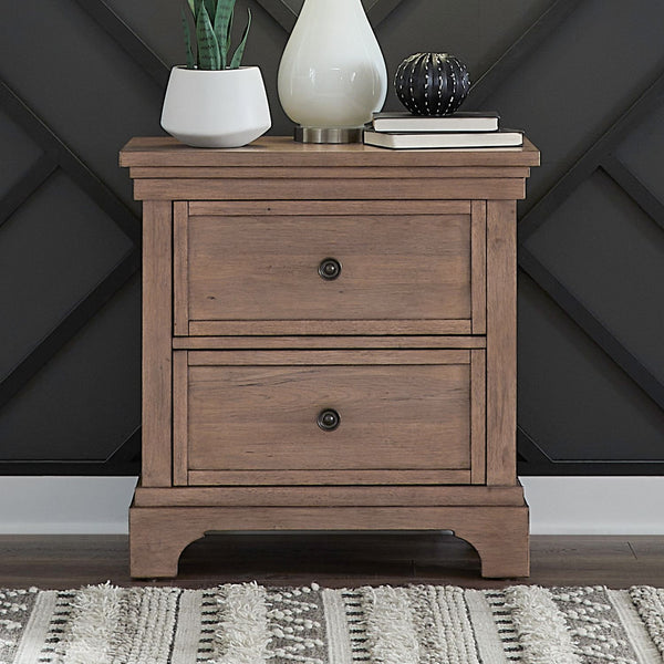 Haven Hills Nightstand w/ Charging Station - 928-BR61