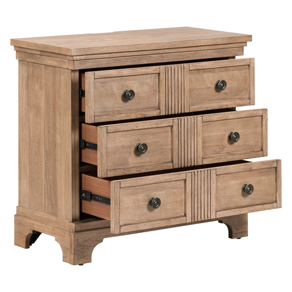 Haven Hills Bedside Chest w/ Charging Station - 928-BR62