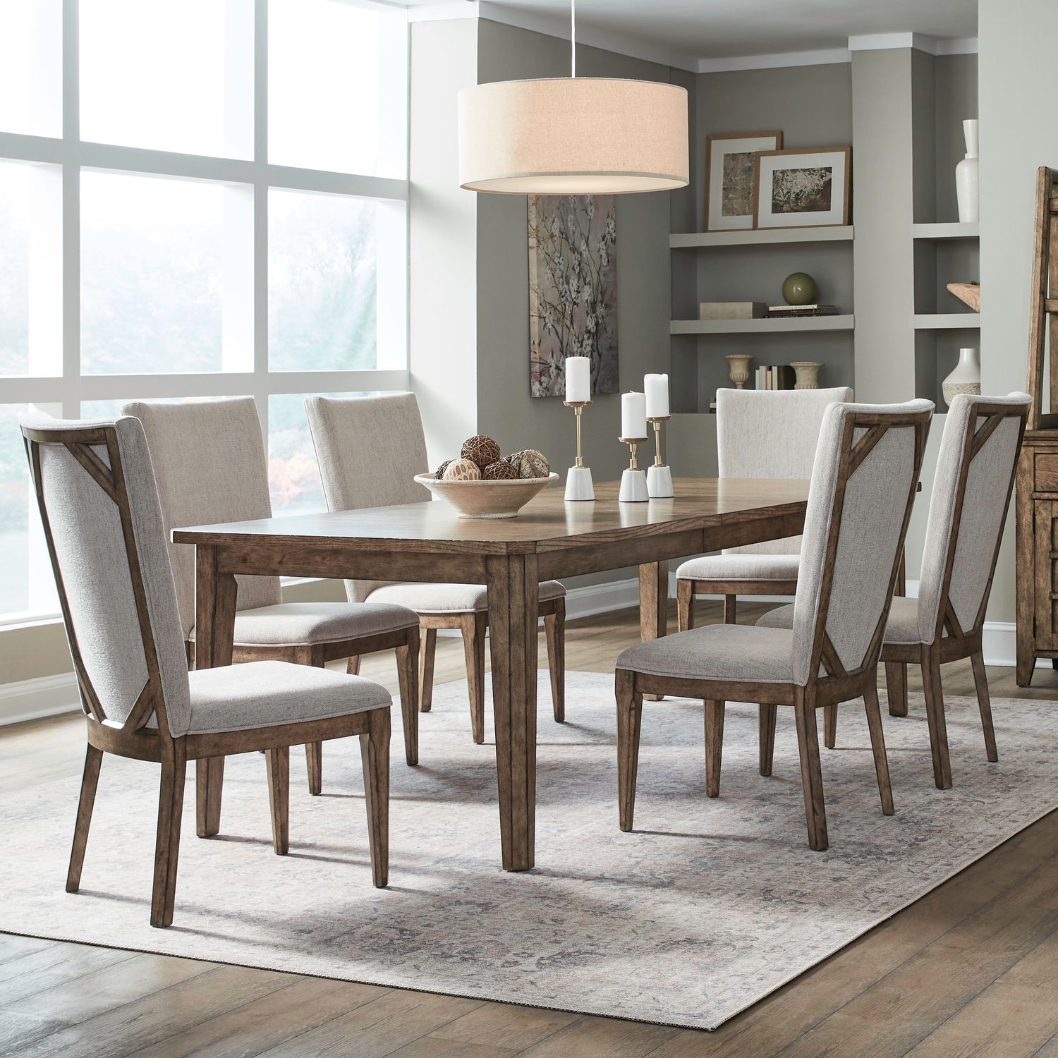 Carolina Park 7 Piece Rectangular Table Set