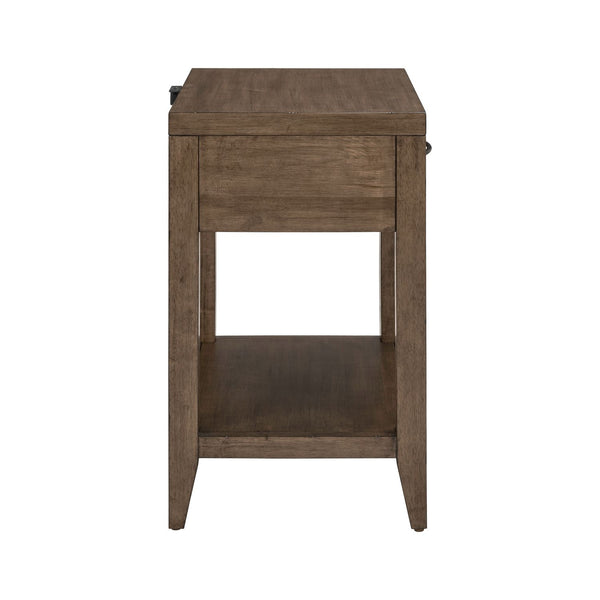 Shaker Lakes Open Nightstand w/ Charging Station - 936-BR62