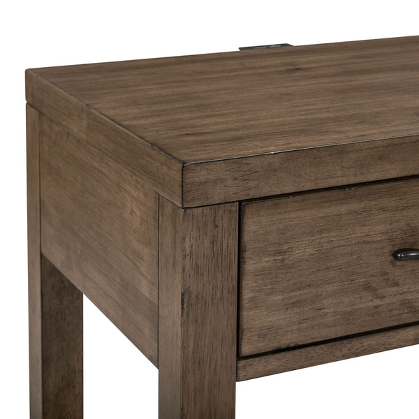 Shaker Lakes Open Nightstand w/ Charging Station - 936-BR62