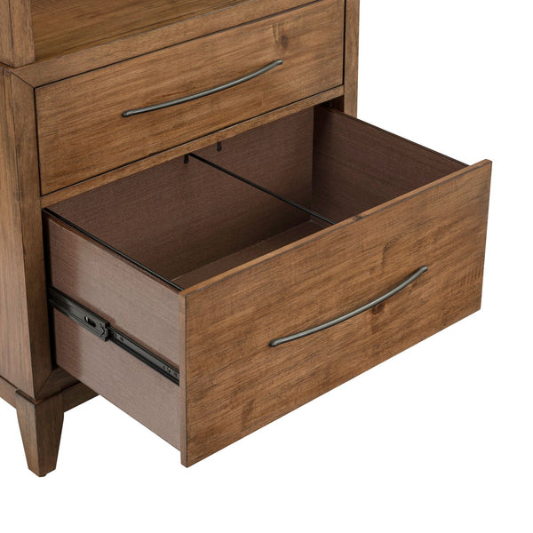 Shaker Lakes Lateral File Bookcase - 936-HO-LFBK