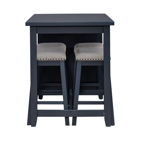 Brook Creek 5 Piece Counter Set- Navy - 942NY-CD-5CTS
