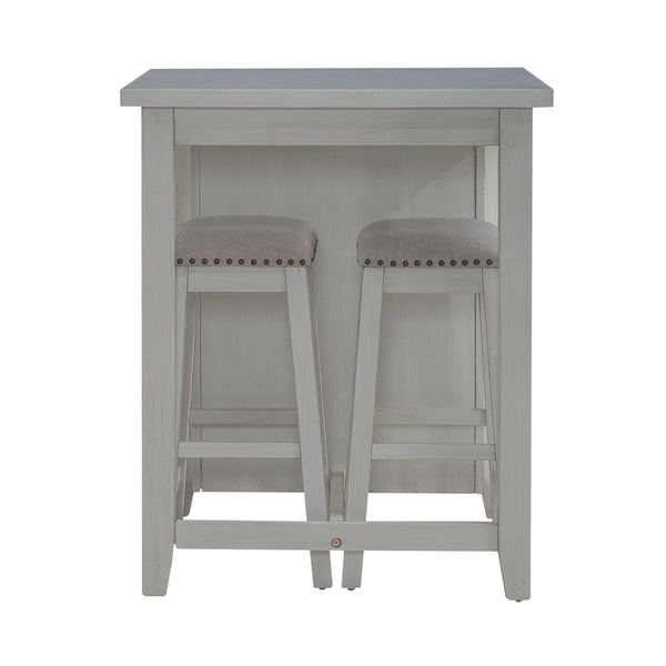 Brook Creek 3 Piece Counter Set - White - 942W-CD-3CTS