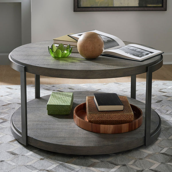 Modern View Round Cocktail Table - 960-OT1010