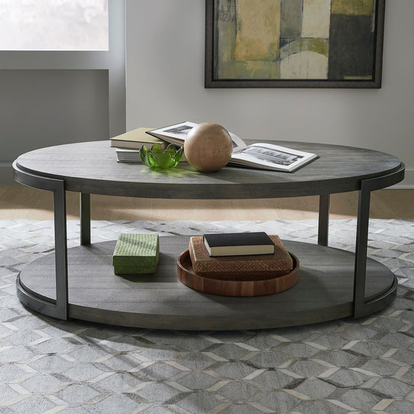 Modern View Oval Cocktail Table - 960-OT1012