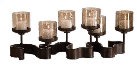 Uttermost Ribbon Metal Candleholders