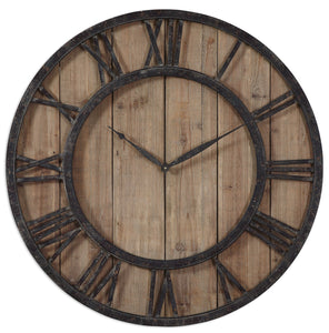 Uttermost Powell Wooden Wall Clock