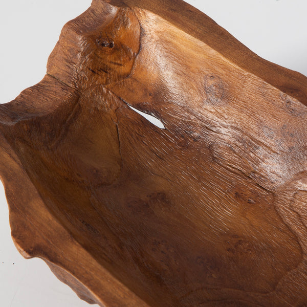 Uttermost Teak Leaf Bowl