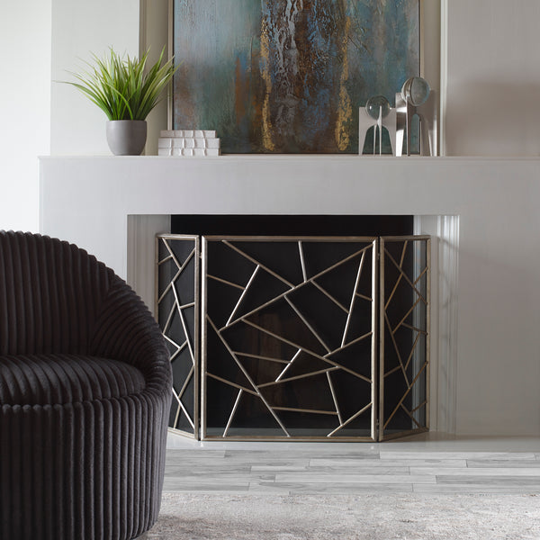 Uttermost Armino Modern Fireplace Screen